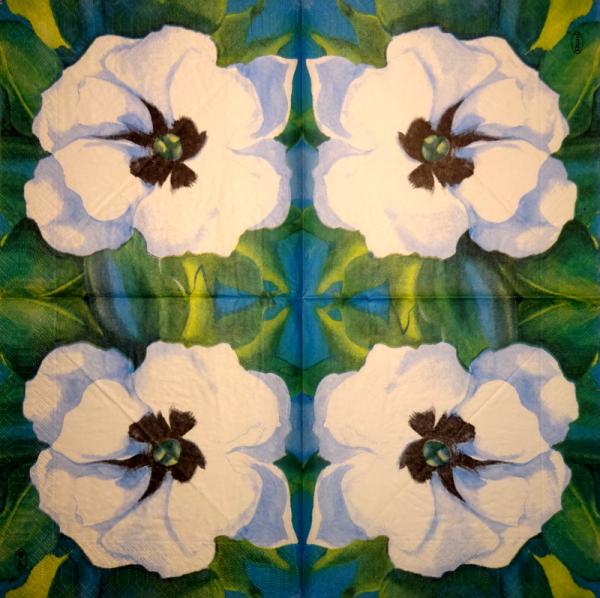 139 Anemones, Poppy - 3-ply - Duni
